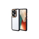 PSR aksesuar (p594) Siyah 4G Kılıf Kamera Korumalı Renkli Kenar ve Çerçeve Tasarımlı Zore Vitamin Kapak-S Xiaomi Redmi Note 13 ile uyumlu