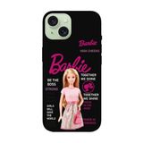 PSR aksesuar (p5945) Siyah Siyah Telefon Kılıfı iPhone 15 Plus ile uyumlu