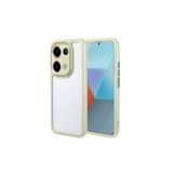 PSR aksesuar (p598) Yeşil 4G Kılıf Kamera Korumalı Renkli Kenar ve Çerçeve Tasarımlı Zore Vitamin Kap Xiaomi Redmi Note 13 Pro ile uyumlu