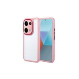 PSR aksesuar (p599) Mürdüm 4G Kılıf Kamera Korumalı Renkli Kenar ve Çerçeve Tasarımlı Zore Vitamin Kap Xiaomi Redmi Note 13 Pro ile uyumlu