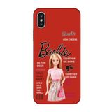 PSR aksesuar (p7343) Kırmızı Kırmızı Telefon Kılıfı iPhone XS ile uyumlu