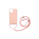 PSR aksesuar Pembe Açık Zore Ropi Kılıf-Pembe Açık iPhone 12 Pro ile uyumlu