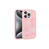 PSR aksesuar Pembe Kabartma Figürlü Parlak Zore Toys Silikon Kılıf-Pembe iPhone 14 Pro ile uyumlu