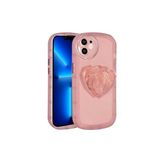 PSR aksesuar Pembe Kamera Korumalı Pop Soketli Renkli Zore Ofro Kılıf-Pembe iPhone 12 ile uyumlu
