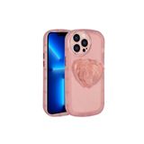 PSR aksesuar Pembe Kamera Korumalı Pop Soketli Renkli Zore Ofro Kılıf-Pembe iPhone 12 Pro Max ile uyumlu