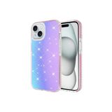 PSR aksesuar Pembe Parlak Renk Geçişli Zore Velle Kılıf-Pembe iPhone 15 ile uyumlu