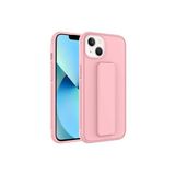 PSR aksesuar Pembe Zore Qstand Kılıf-Pembe iPhone 14 Plus ile uyumlu
