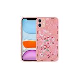 PSR aksesuar Pink Mouse Desenli Sert Silikon Zore Mumila Kılıf-Pink Mouse iPhone 11 ile uyumlu