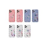 PSR aksesuar Pink Mouse Desenli Sert Silikon Zore Mumila Kılıf-Pink Mouse iPhone 12 Pro Max ile uyumlu