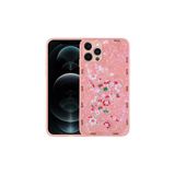 PSR aksesuar Pink Mouse Desenli Sert Silikon Zore Mumila Kılıf-Pink Mouse iPhone 13 Pro ile uyumlu
