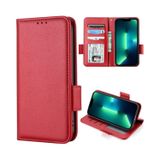 PSR Aksesuar Poco X5 Pro Uyumlu Deri Görünümlü Kapaklı Kartlıklı Standlı Kamera Koruyuculu Kılıf (Kırmızı, Poco X5 Pro)