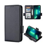 PSR Aksesuar Poco X5 Pro Uyumlu Deri Görünümlü Kapaklı Kartlıklı Standlı Kamera Koruyuculu Kılıf (Siyah, Poco X5 Pro)