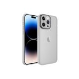 PSR aksesuar Renksiz Kamera Korumalı Transparan Zore Post Kılıf-Renksiz iPhone 14 Pro ile uyumlu
