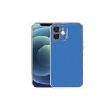 PSR aksesuar Saks Mavi Zore Viyana Kılıf-Saks Mavi iPhone 12 ile uyumlu