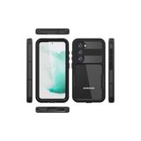 PSR aksesuar Samsung Galaxy S23 ile uyumlu Siyah 1-1 Su Geçirmez Kılıf