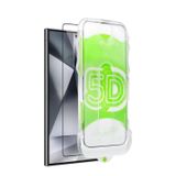 PSR Aksesuar Samsung Galaxy S25 Plus Uyumlu Otomatik Hizalama Özellikli Ekstra Güçlendirilmiş Tam Koruma Sağlayan Pürüzsüz Lazer Kesim Premium Ekran Koruyucu Kırılmaz Cam (Samsung Galaxy S25 Plus)