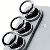 PSR Aksesuar Samsung Galaxy S26/ S26 Plus ile Uyumlu Safir Kamera Lens Koruyucu, Parmak İzi Bırakmayan, HD Şeffaf, Çizilmeye Dayanıklı Temperli Cam Lens Koruma (Gri, Galaxy S26/S26 Plus)