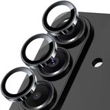 PSR Aksesuar Samsung Galaxy S26/ S26 Plus ile Uyumlu Safir Kamera Lens Koruyucu, Parmak İzi Bırakmayan, HD Şeffaf, Çizilmeye Dayanıklı Temperli Cam Lens Koruma (Siyah, Galaxy S26/S26 Plus)