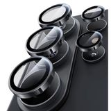 PSR Aksesuar Samsung Galaxy S26 Ultra ile Uyumlu Safir Kamera Lens Koruyucu, Parmak İzi Bırakmayan, HD Şeffaf, Çizilmeye Dayanıklı Temperli Cam Lens Koruma (Siyah, Galaxy S26 Ultra)