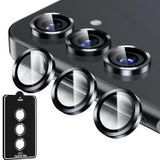 PSR Aksesuar Samsung Galaxy Serisi Kamera Lens Koruyucu - 9H Sertlik | Otomatik Hizalama Aparatlı | Alüminyum Çerçeveli | Çizilmeye ve Düşmeye Karşı Tam Koruma (Gümüş, A14)