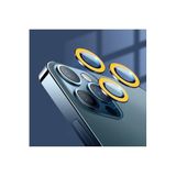 PSR aksesuar Sarı Fosforlu Gece Parlayan Telefon Lens Koruyucu iPhone 13 Pro Max ile uyumlu