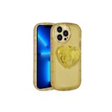 PSR aksesuar Sarı Kamera Korumalı Pop Soketli Renkli Zore Ofro Kılıf-Sarı iPhone 13 Pro Max ile uyumlu