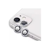 PSR aksesuar Şeffaf Açık Gri Swarovski Taşlı Kamera Lens Koruyucu Iphone 12 Mini ile uyumlu