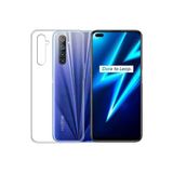 PSR aksesuar Şeffaf Lüx Şeffaf Silikon Telefon Kılıfı Realme 6 Pro ile uyumlu