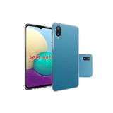 PSR aksesuar Şeffaf Lüx Şeffaf Silikon Telefon Kılıfı Samsung Galaxy A02 ile uyumlu