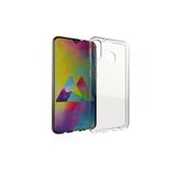 PSR aksesuar Şeffaf Lüx Şeffaf Silikon Telefon Kılıfı Samsung Galaxy M30 ile uyumlu