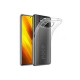 PSR aksesuar Şeffaf Lüx Şeffaf Silikon Telefon Kılıfı Xiaomi Pocophone X3 ile uyumlu