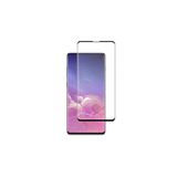 PSR aksesuar Şeffaf Seramik Esnek Ekran Koruyucu Davin Şeffaf Seramik Kırılmaz Cam Siyah Samsung Galaxy S10 ile uyumlu