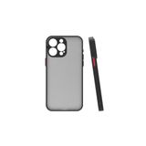 PSR aksesuar Siyah Hux Kılıf-Siyah iPhone 15 Pro ile uyumlu