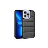 PSR aksesuar Siyah Kamera Korumalı Airbagli Renkli Zore Seksek Kılıf-Siyah iPhone 12 Pro ile uyumlu