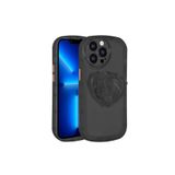 PSR aksesuar Siyah Kamera Korumalı Pop Soketli Renkli Zore Ofro Kılıf-Siyah iPhone 12 Pro Max ile uyumlu