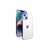 PSR aksesuar Siyah Kamera Korumalı Renkli Çerçeveli Zore Garaj Kılıf-Siyah iPhone 14 Plus ile uyumlu