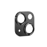 PSR aksesuar Siyah Kamera Lens Koruyucu Metal Çerçeveli Tam Koruma Temperli Cam iPhone 13 Mini ile uyumlu