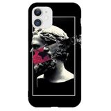 PSR aksesuar siyah Kılıf Belki De Yaşıyordur Beyaz Telefon Kılıfı Ret3 Iphone 11 ile uyumlu