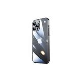 PSR aksesuar Siyah Sert PC Renkli Çerçeveli Zore Riksos Kılıf-Siyah iPhone 14 Pro ile uyumlu