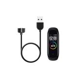 PSR aksesuar Siyah Siyah Xiaomi Mi Band 6 Usb Şarj Kablosu- ile uyumlu