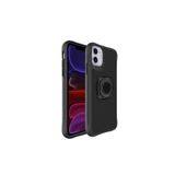 PSR aksesuar Siyah Timo Kılıf-Siyah iPhone 12 ile uyumlu