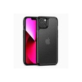PSR aksesuar Siyah Zore İnoks Kılıf-Siyah iPhone 13 ile uyumlu