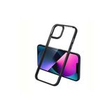 PSR aksesuar Siyah Zore Krom Kılıf-Siyah iPhone 11 ile uyumlu