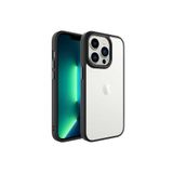 PSR aksesuar Siyah Zore Krom Kılıf-Siyah iPhone 14 Pro Max ile uyumlu
