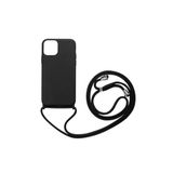 PSR aksesuar Siyah Zore Ropi Kılıf-Siyah iPhone 12 Mini ile uyumlu