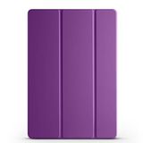 PSR Aksesuar Smart Cover Standlı 1-1 Deri Kapak | Katlanabilir Manyetik Koruma | Darbe Emici Tablet Kılıfı (Mor, Galaxy Tab S9 FE Plus)