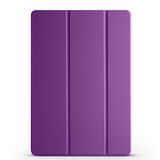 PSR Aksesuar Smart Cover Standlı 1-1 Deri Kapak | Katlanabilir Manyetik Koruma | Darbe Emici Tablet Kılıfı (Mor, Lenovo Tab P12)