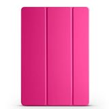 PSR Aksesuar Smart Cover Standlı 1-1 Deri Kapak | Katlanabilir Manyetik Koruma | Darbe Emici Tablet Kılıfı (Pembe, Galaxy Tab S9 Plus)