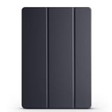 PSR Aksesuar Smart Cover Standlı 1-1 Deri Kapak | Katlanabilir Manyetik Koruma | Darbe Emici Tablet Kılıfı (Siyah, Galaxy Tab S9 FE Plus)