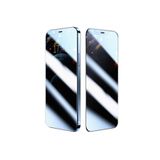 PSR aksesuar Tam Kapatan Rika Premium Hayalet Filtreli Tamperli Cam Ekran Koruyucu iPhone 15 Plus ile uyumlu